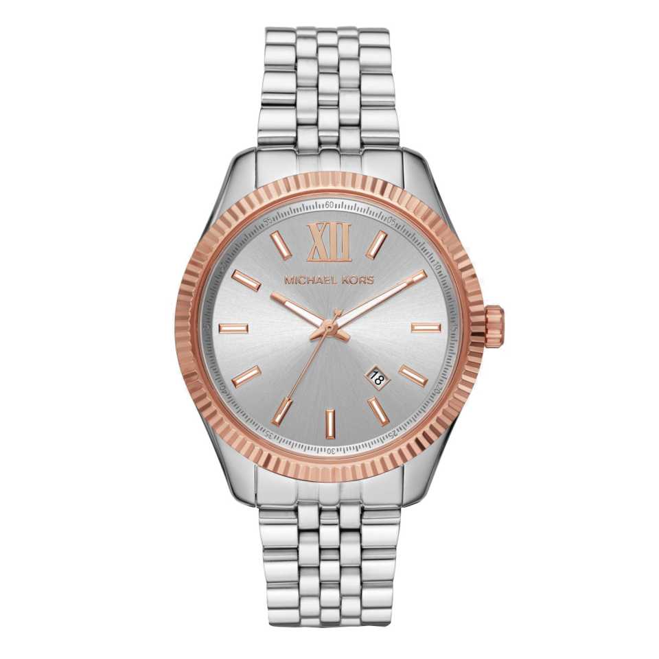 MICHAEL KORS - OROLOGIO LEXINGTON OVERSIZE BICOLORE