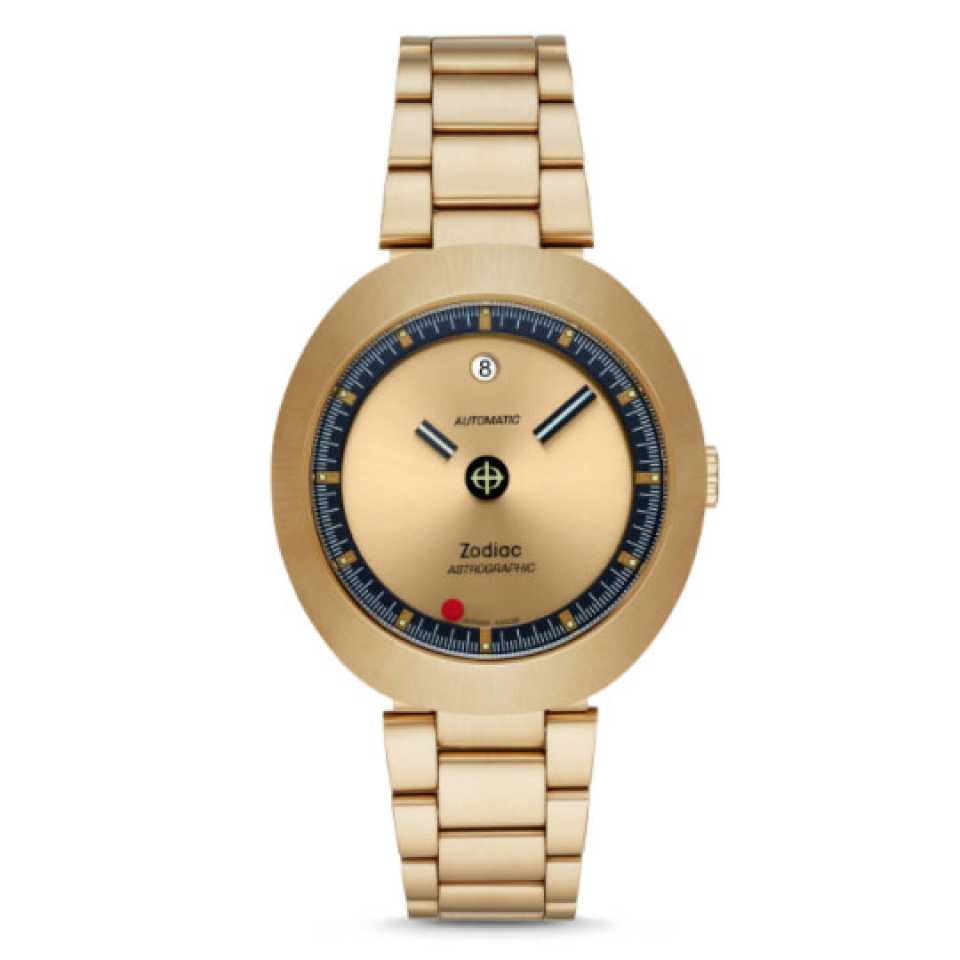 ZODIAC - OROLOGIO LIMITED EDITION ASTROGRAPHIC AUTOMATIC GOLD-TONE STAINLESS STEEL WATCH