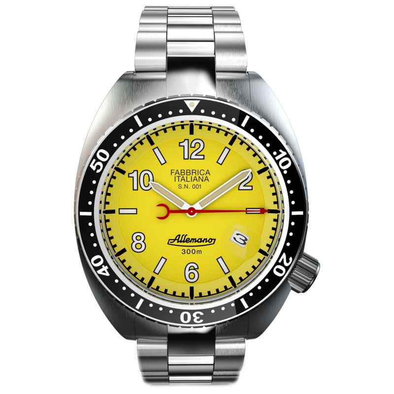 ALLEMANO - OROLOGIO DIVER SHARK SH-A-1973-P-Y-DP