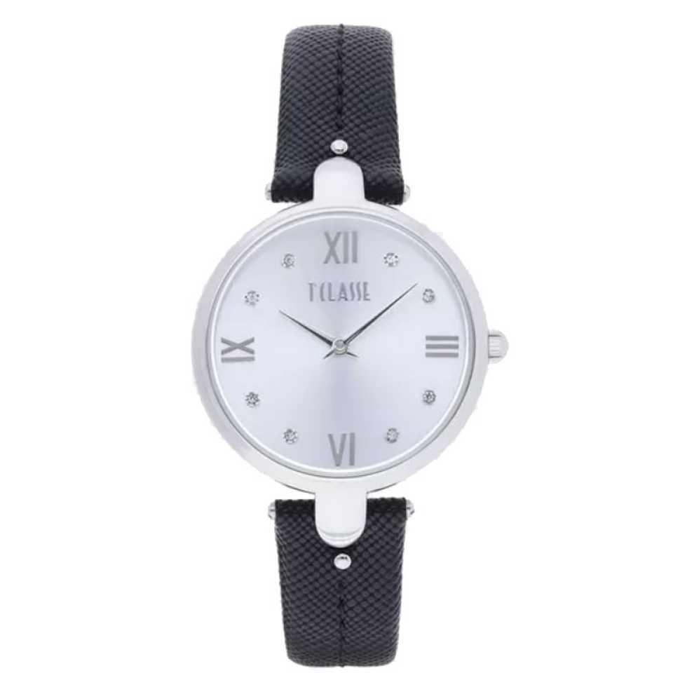 ALVIERO MARTINI - 1° CLASSE SANTORINI BLACK STRAP WATCH