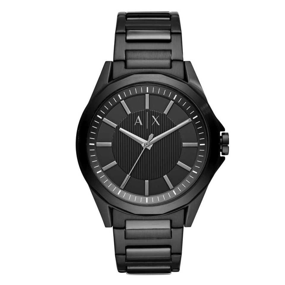 ARMANI EXCHANGE - OROLOGIO SOLO TEMPO NERO