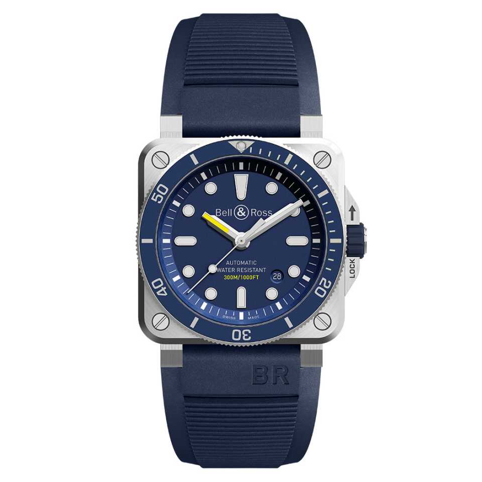 BELL & ROSS - OROLOGIO BR 03-92 DIVER BLUE