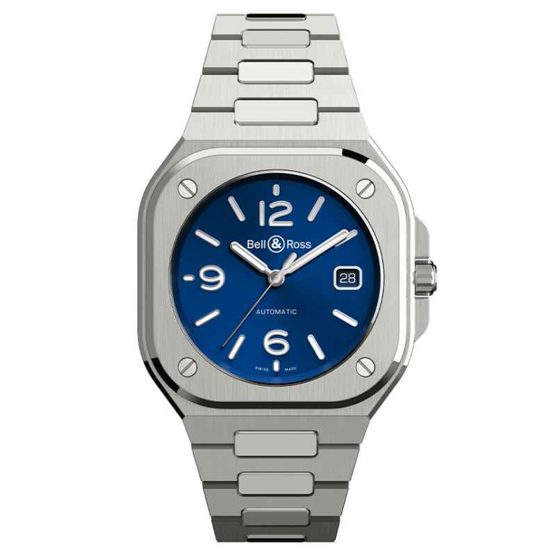BELL &amp; ROSS - OROLOGIO BR 05 BLUE STEEL 