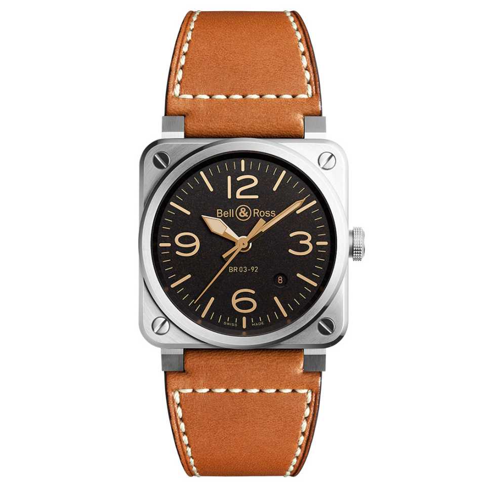 BELL & ROSS - OROLOGIO BR 03-92 GOLDEN HERITAGE