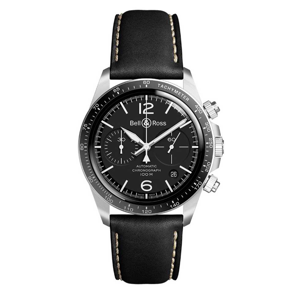 BELL & ROSS - OROLOGIO BR V2-94BLACK STEEL
