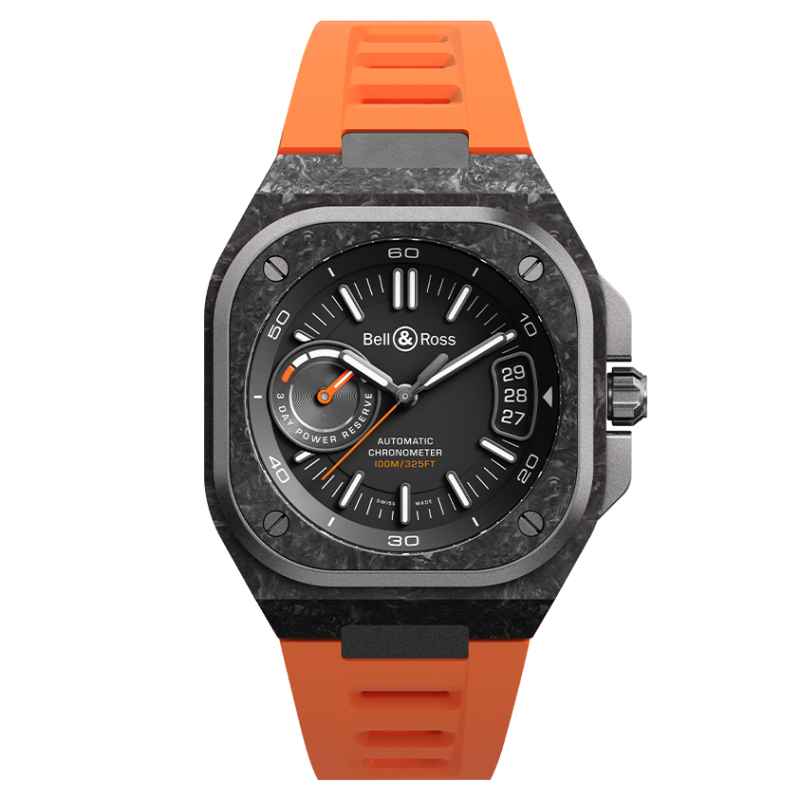 BELL &amp; ROSS - OROLOGIO BR-X5 CARBON ORANGE