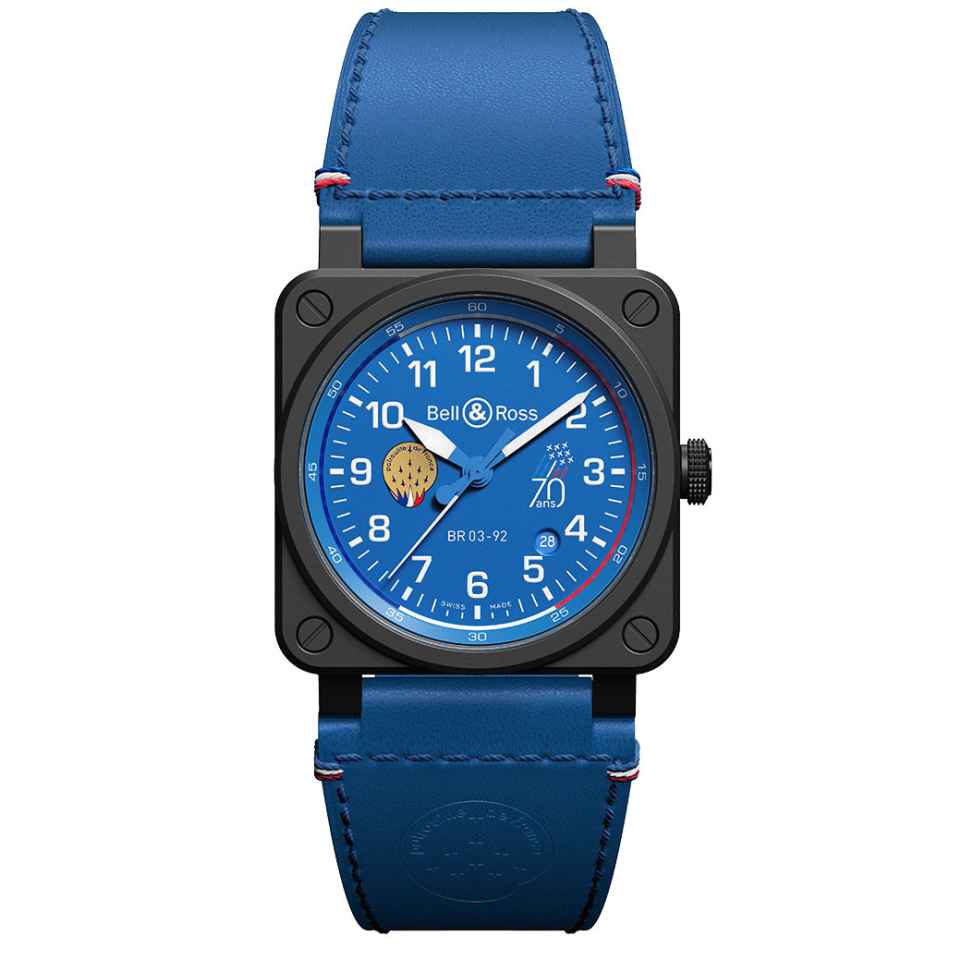 BELL &amp; ROSS - OROLOGIO BR 03-92 PATROUILLE DE FRANCE 70TH ANNIVERSARY