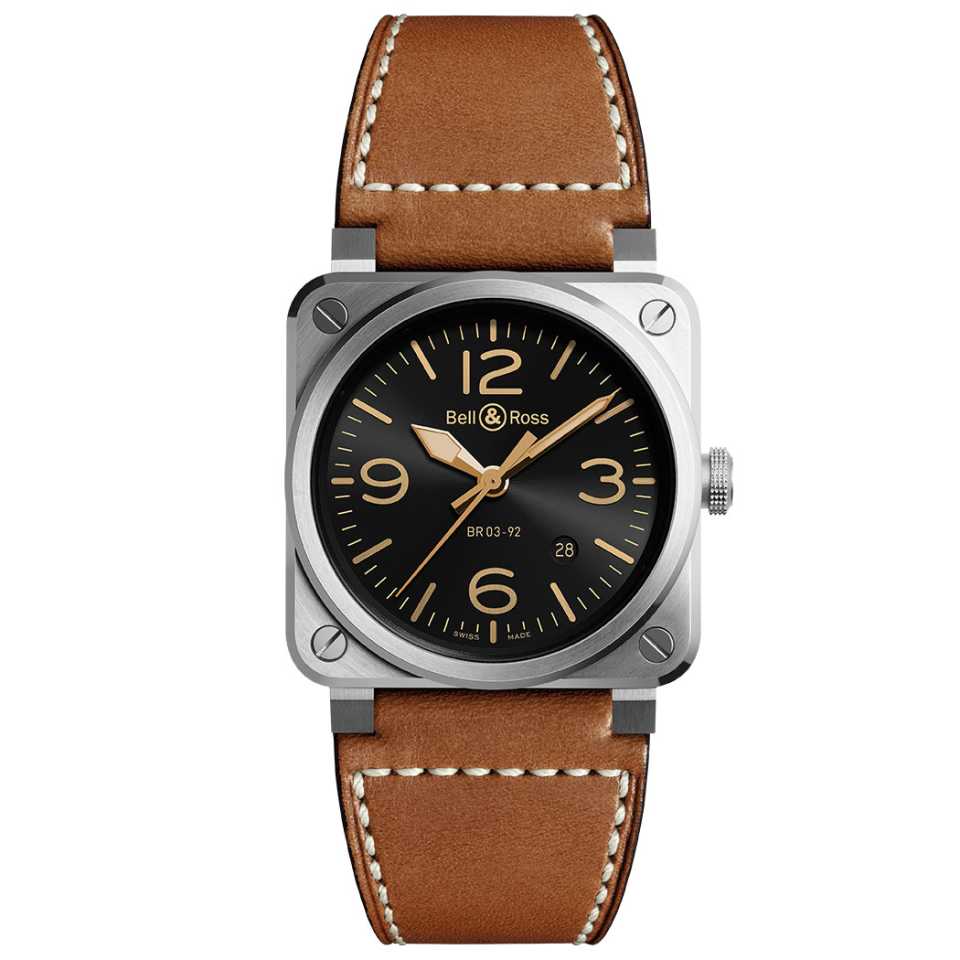 BELL & ROSS -  BR 03-92 GOLDEN HERITAGE WATCH