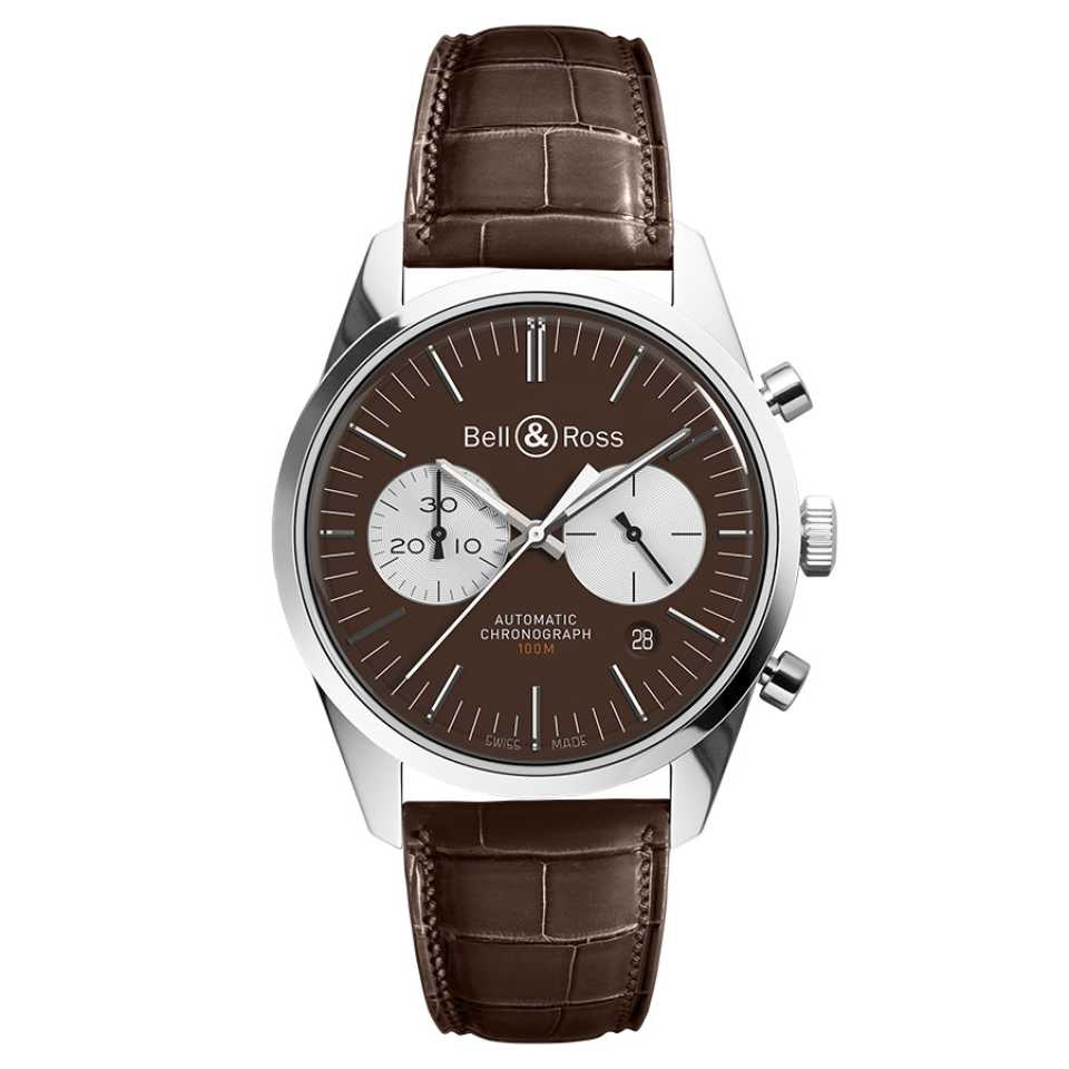 BELL & ROSS - BR 126 OFFICER BROWN WATCH
