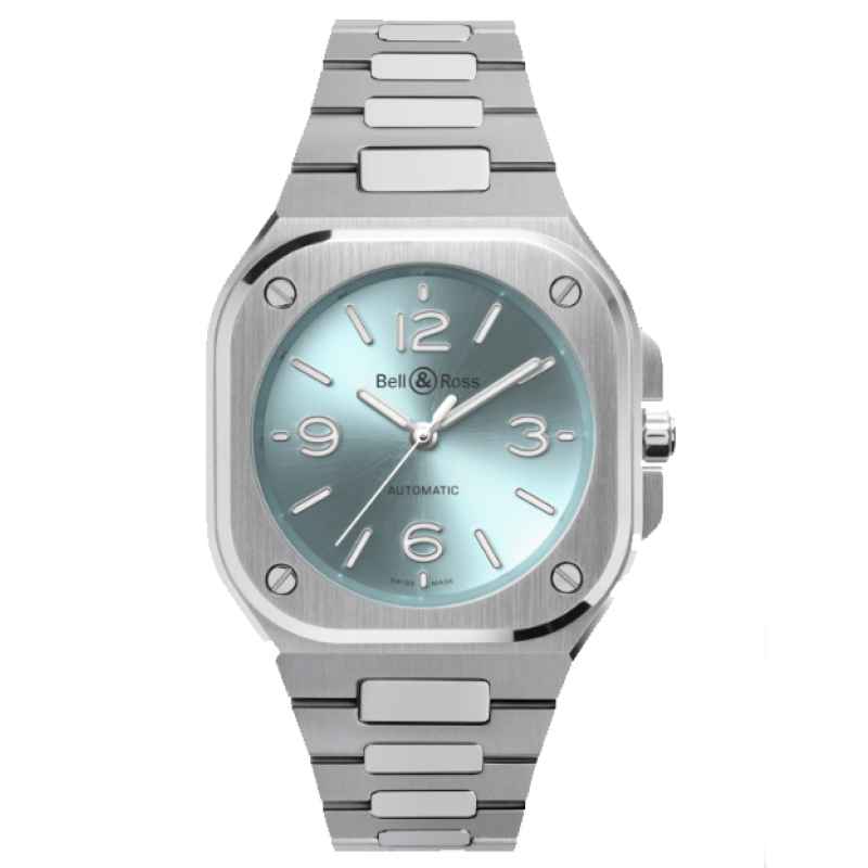 BELL &amp; ROSS - OROLOGIO BR-05 36 MM ICE BLUE STEEL 
