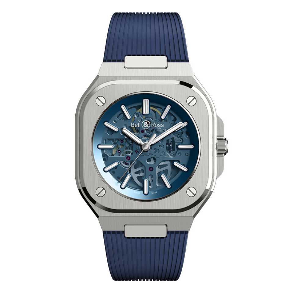 BELL & ROSS - OROLOGIO BR 05 SKELETON BLU