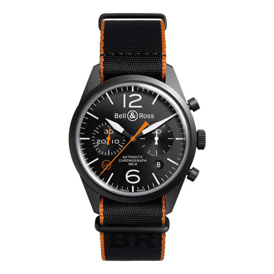 BELL & ROSS - BR 126 CARBON ORANGE WATCH