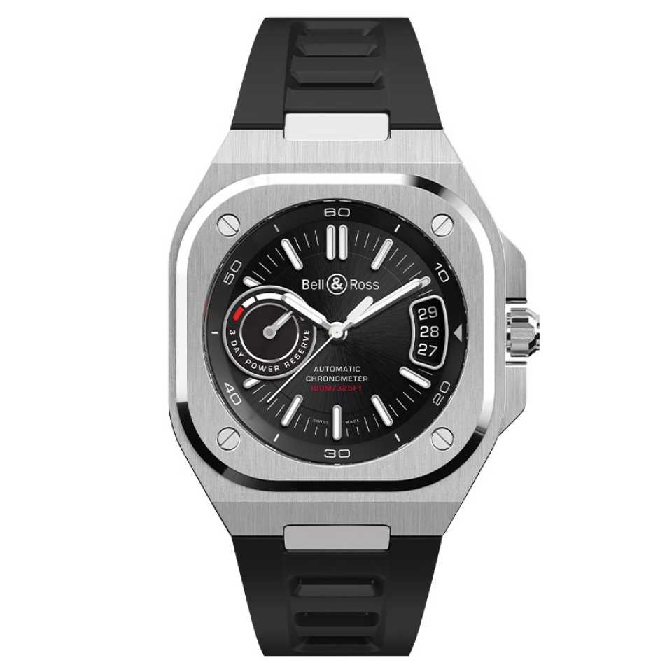 BELL & ROSS - BR-X5 BLACK STEEL WATCH