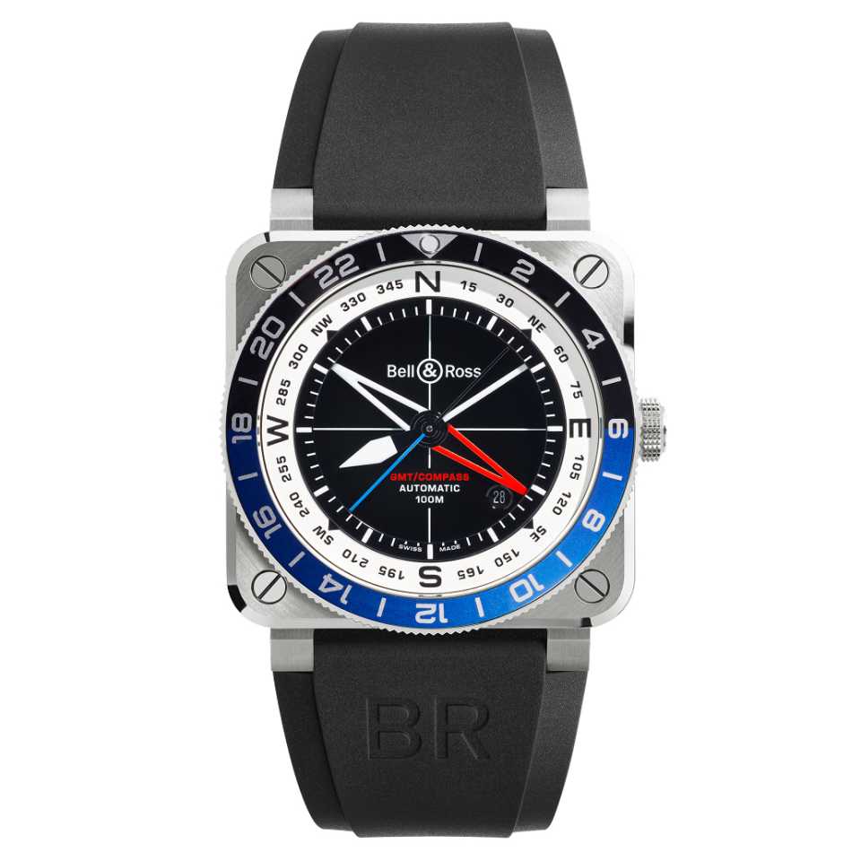 BELL & ROSS - OROLOGIO BR-03 GMT COMPASS