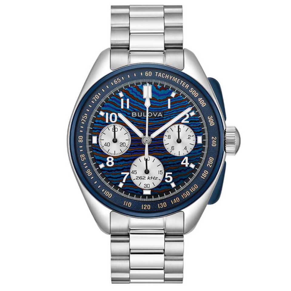 BULOVA - OROLOGIO LUNAR PILOT SHELBY BUDII 150th ANN 98A329