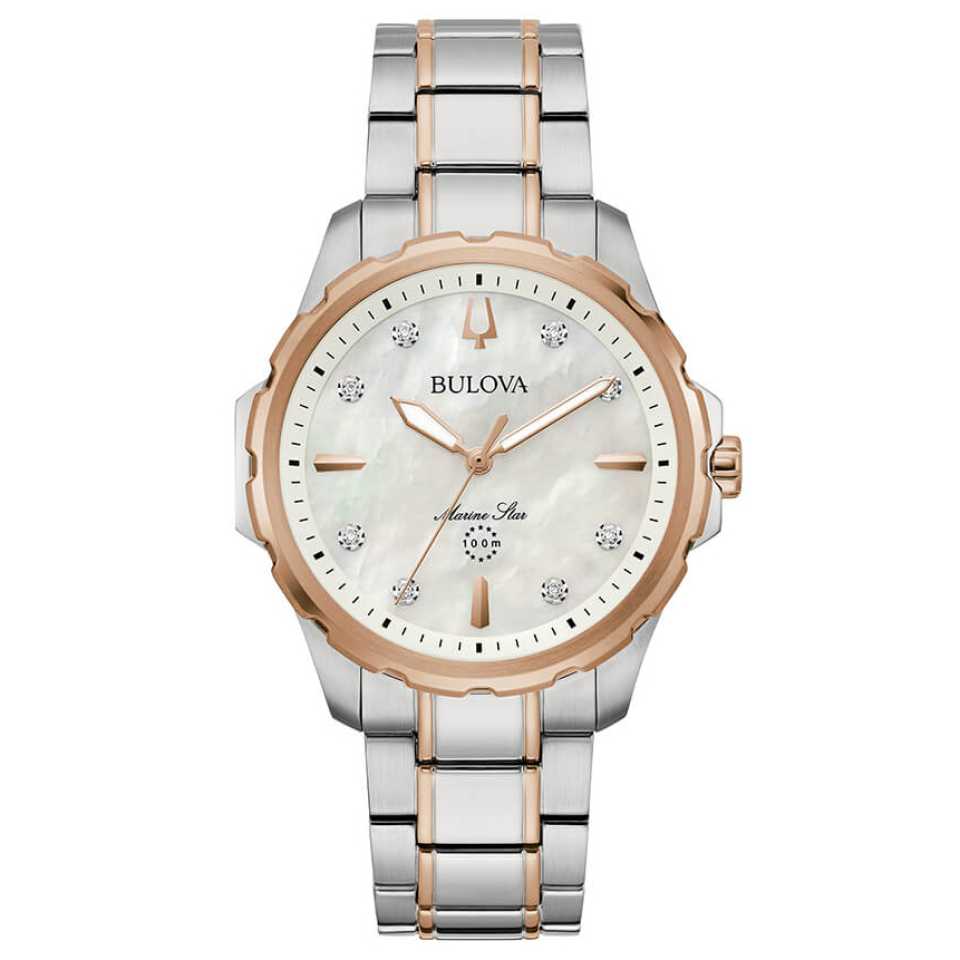 BULOVA - OROLOGIO MARINE STAR LADY DIAMOND 98P228