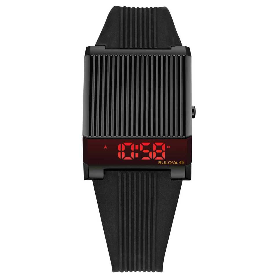 BULOVA - COMPUTRON BLACK WATCH 98C135