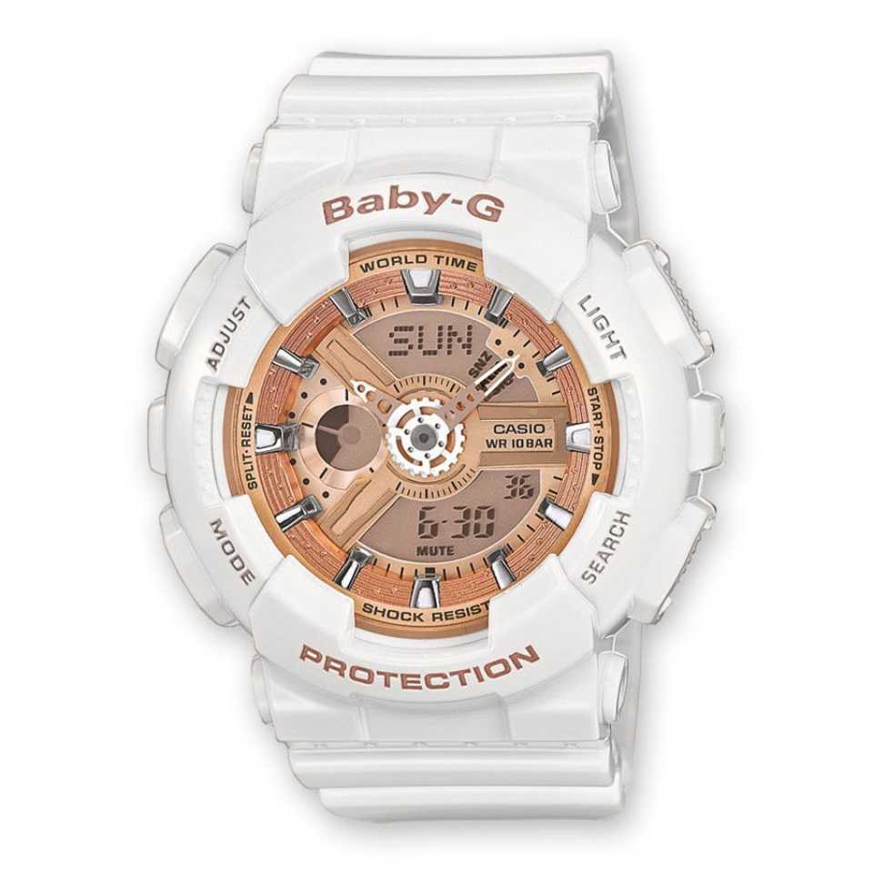 CASIO - OROLOGIO BABY-G URBAN STYLE BIANCO / ORO