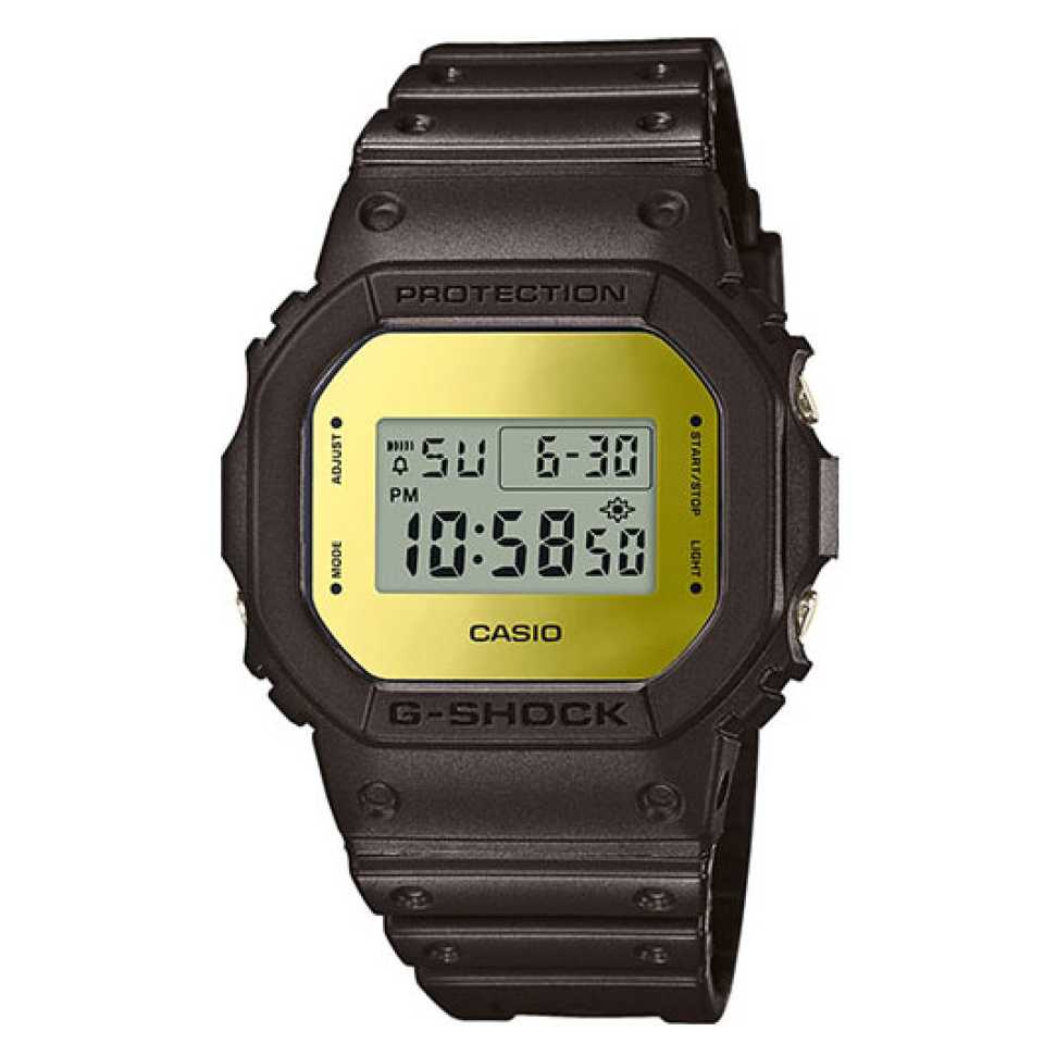 G-SHOCK - CASIO SQUARE MIRROR FACE - GOLD WATCH