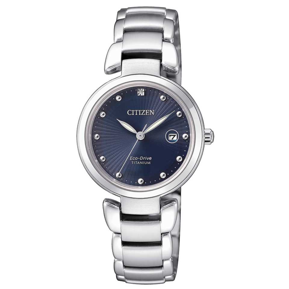 CITIZEN - OROLOGIO LADY SUPER TITANIO BLU