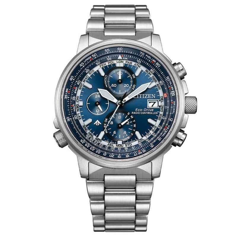 CITIZEN - OROLOGIO CRONO PILOT RADIOCONTROLLATO AT8300-58L