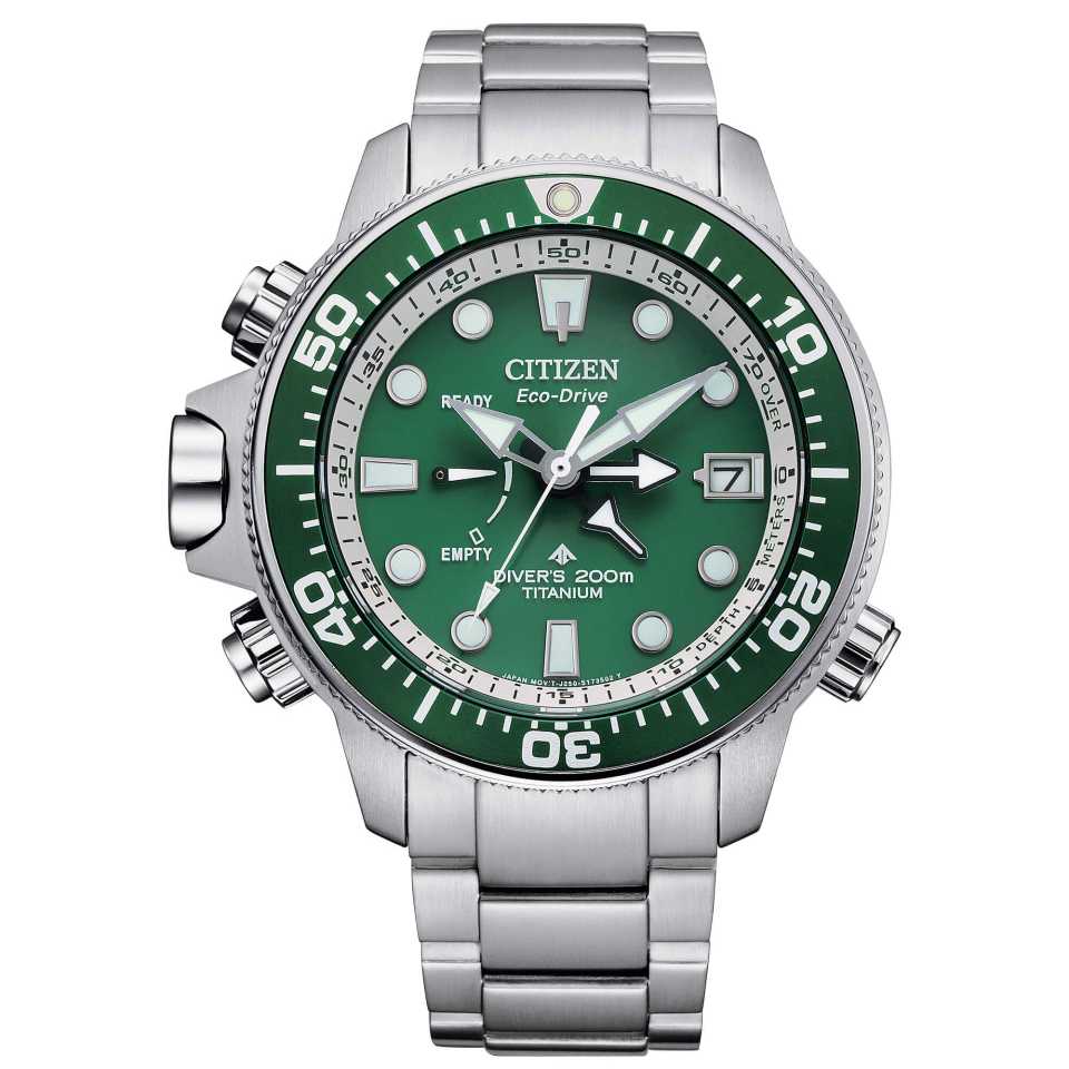 CITIZEN - OROLOGIO AQUALAND ECO DRIVE SUPER TITANIO BN2040-84X