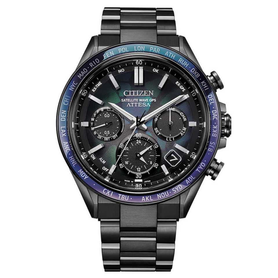 CITIZEN - SATELLITE WAVE ATTESA EARTH CRUST CC4057-60E WATCH