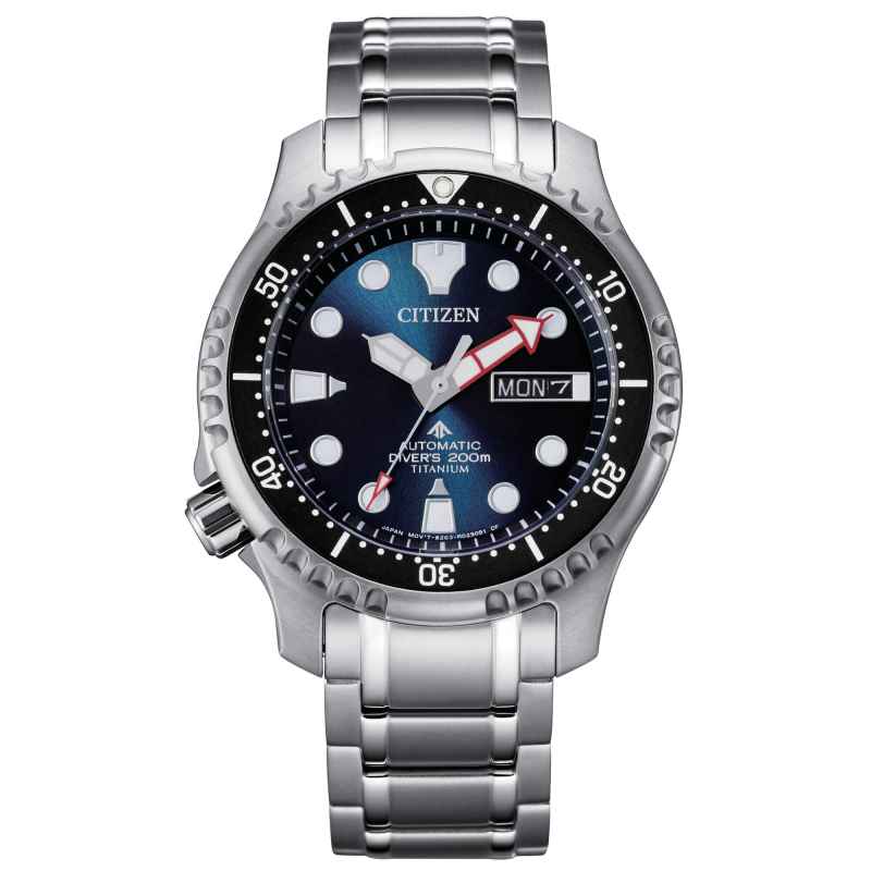 CITIZEN - PROMASTER TITANIUM AUT.BLUE DIAL WATCH  NY0100-50M