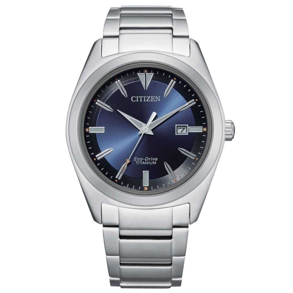CITIZEN - OROLOGIO SUPER TITANIO 1640 BLU