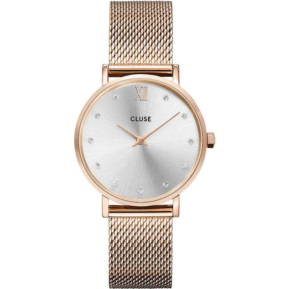 CLUSE - MINUIT MESH CRYSTALS WATCH CW10205