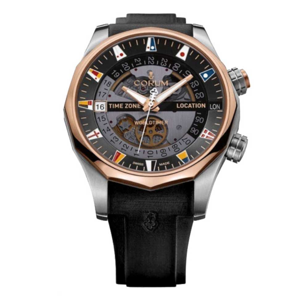 CORUM - ADMIRAL CUP LEGEND 47 WORLDTIMER WATCH