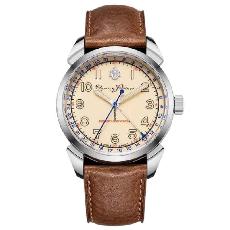 CUERVO Y SOBRINOS - OROLOGIO HEMINGWAY ICONICO 