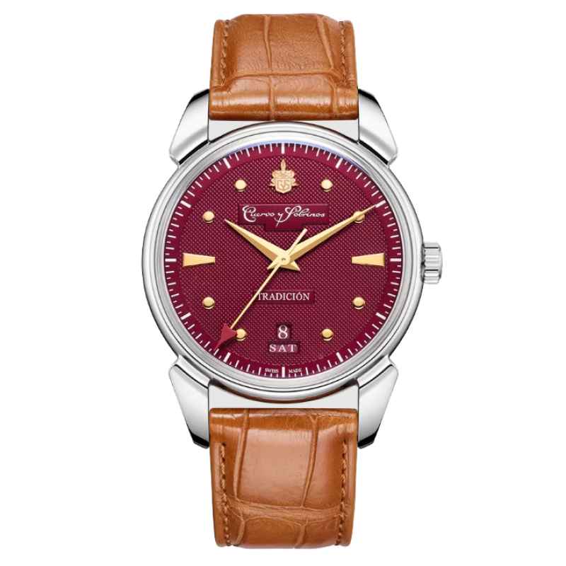 Bulova Aerojet 97A171 – Orologio Automatico Uomo Acciaio E Pelle – Quadrante Aperto E Movimento A Vista – 41mm