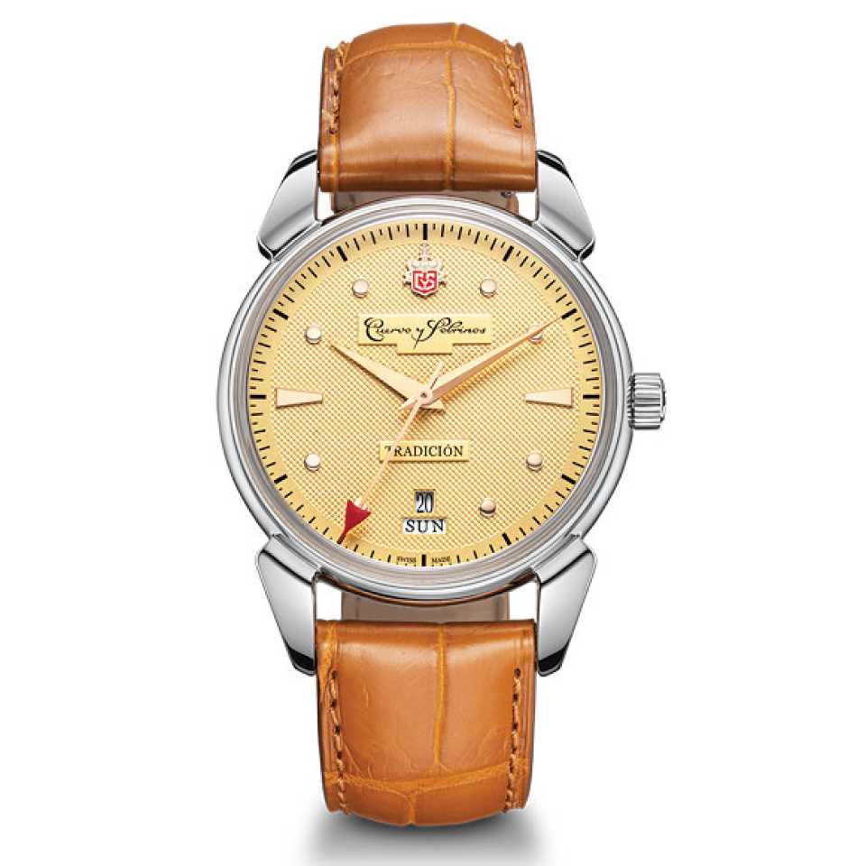 CUERVO Y SOBRINOS - OROLOGIO HISTORIADOR TRADICION SAN RAFAEL 3195.1SR.CH