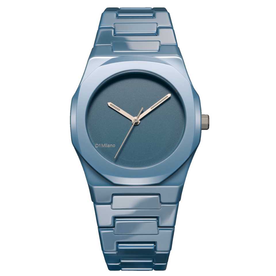 D1 MILANO - OROLOGIO CERAMICA 37 MM PURE LIGHT BLUE