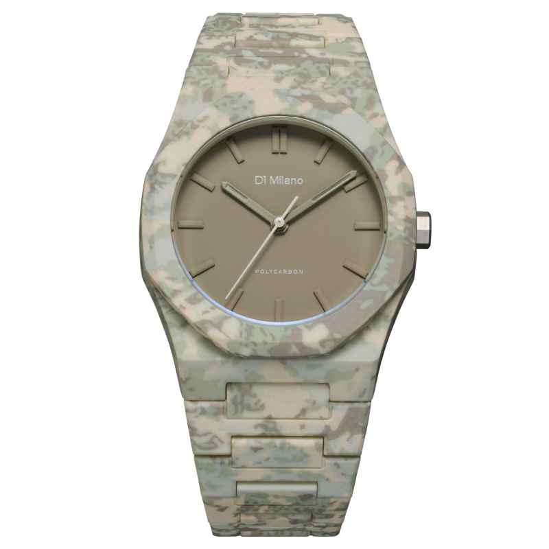 D1 MILANO - OROLOGIO POLYCARBON FOREST CAMO PCBJ38