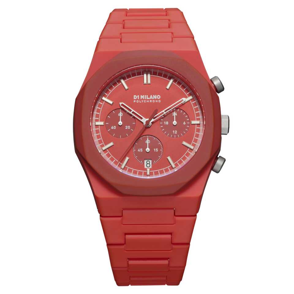 D1 MILANO - OROLOGIO POLYCHRONO 40.5 MM - RED BLST PHBJ05