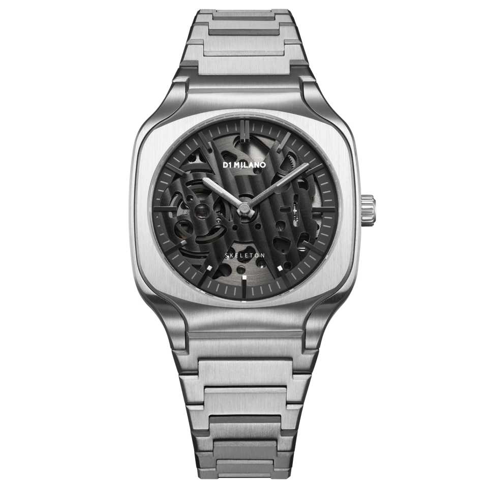 D1 MILANO - OROLOGIO SKELETON SQUARE 37 MM D1-SLBJ01