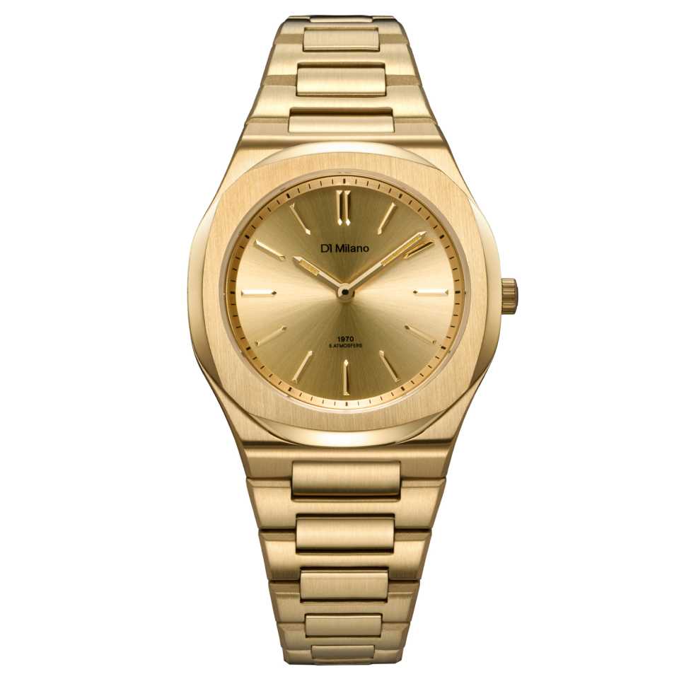 D1 MILANO - OROLOGIO ULTRA THIN GOLD MELLOW D1-UHBL02