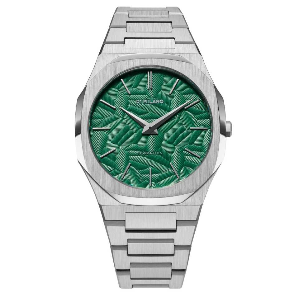 D1 MILANO - ULTRA THIN BRACELET 40 MM FIR GREEN UTBJ34 WATCH