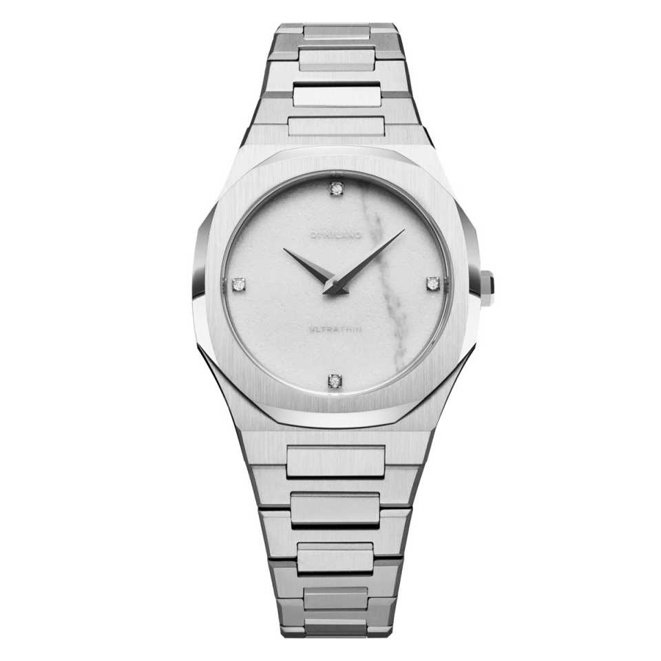D1 MILANO - OROLOGIO ULTRA THI BRACELET MARBLE SILVER UTLB13