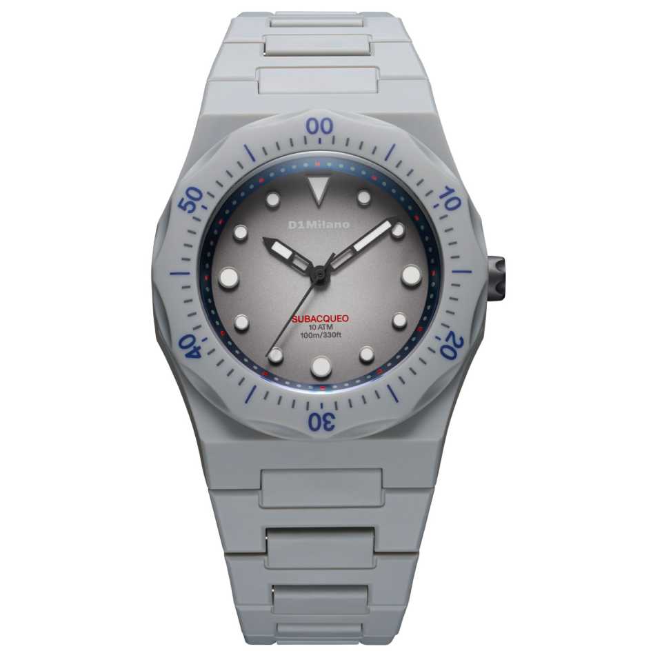 D1 MILANO - POLYCARBON DIVER GREY WATCH