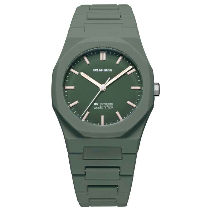 D1 MILANO - OROLOGIO POLYCARBON VERDE 