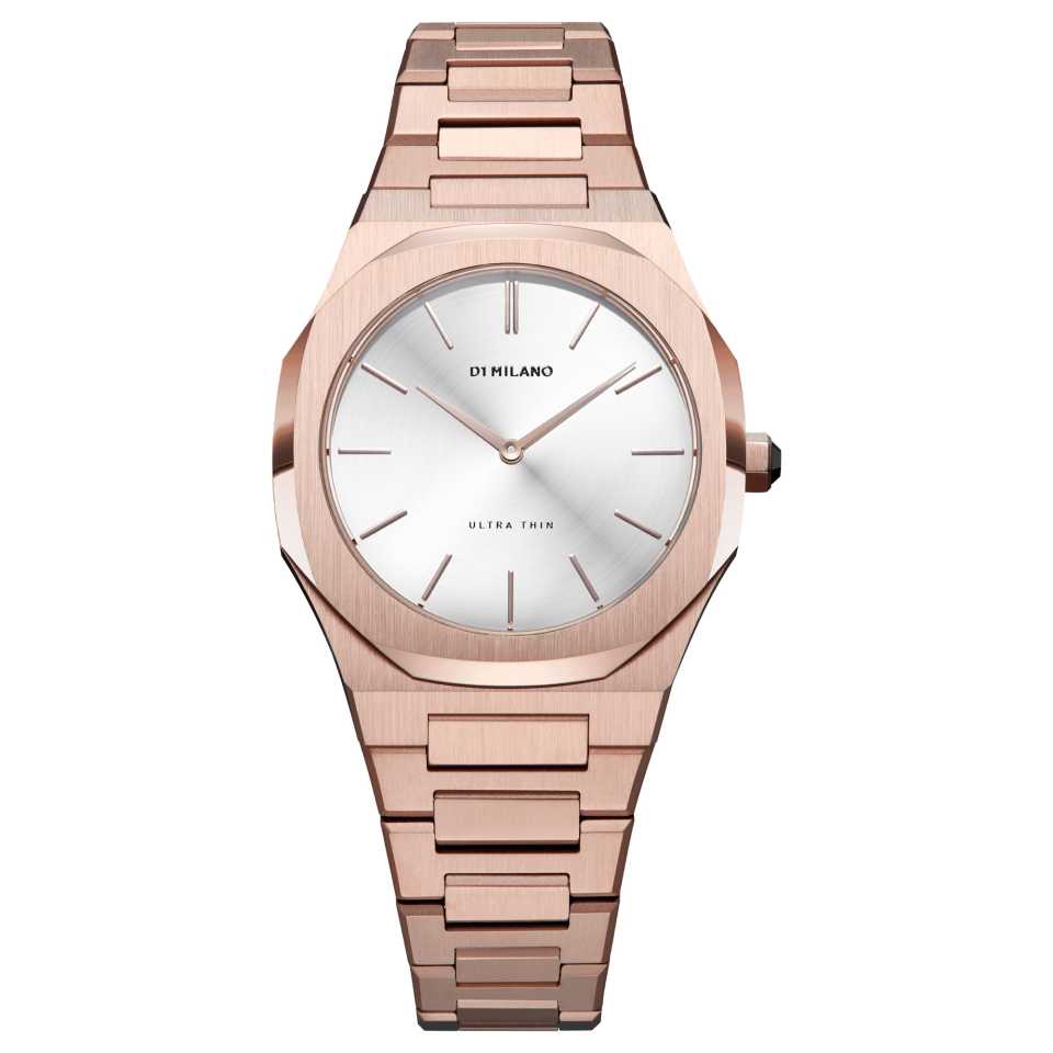 D1 MILANO - OROLOGIO ROSE CLOUD ULTRA THIN BRACELET 34 MM 