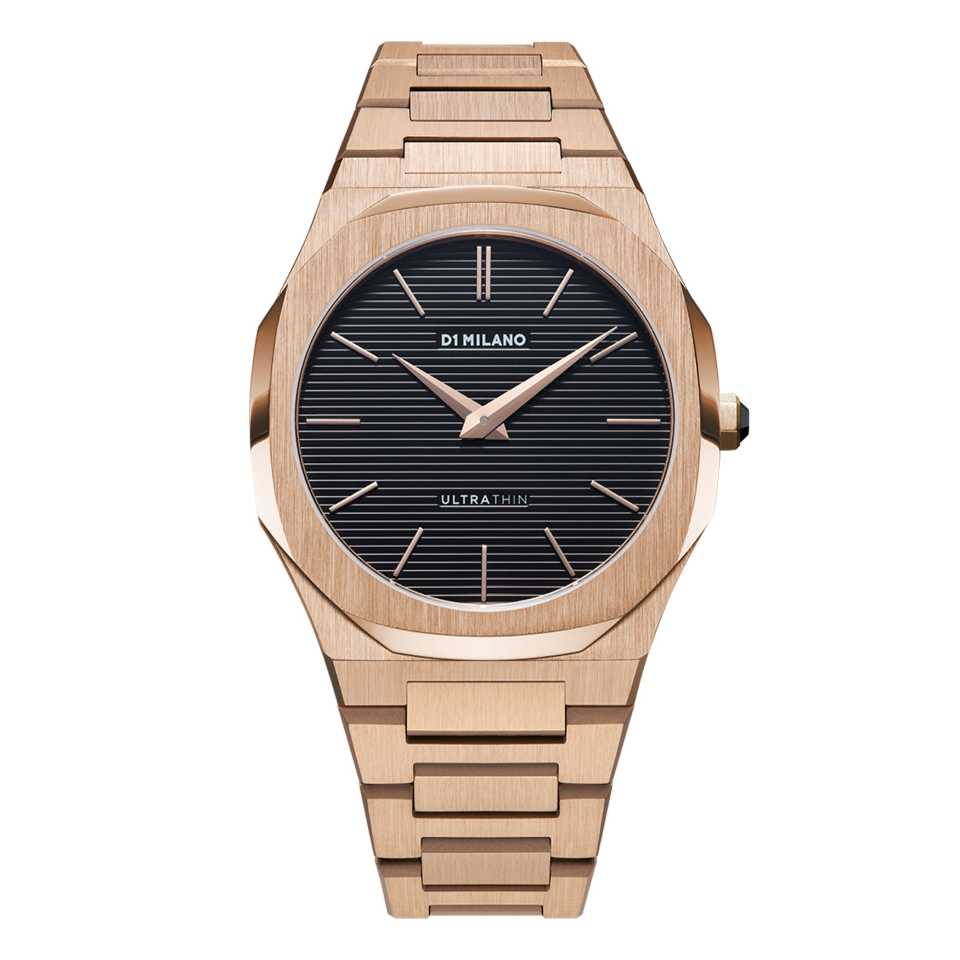 D1 MILANO - OROLOGIO ROSE GOLD ULTRA THIN BRACELET 40 MM