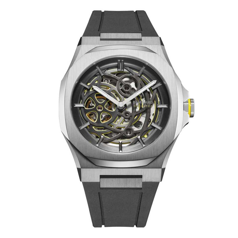 D1 MILANO - OROLOGIO SKELETON RUBBER 41.5 MM SKRJ14