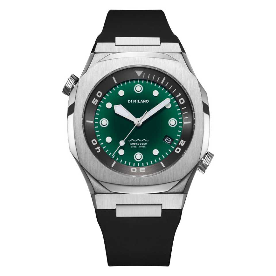 D1 MILANO - OROLOGIO SUBACQUEO 43.5 MM - DEEP GREEN DVRJ03