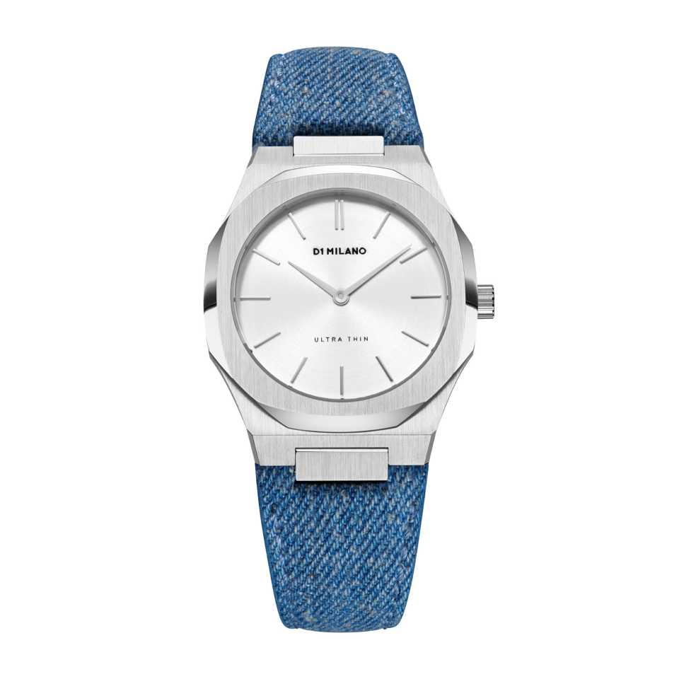 D1 MILANO - OROLOGIO ULTRA THIN DENIM 34 MM
