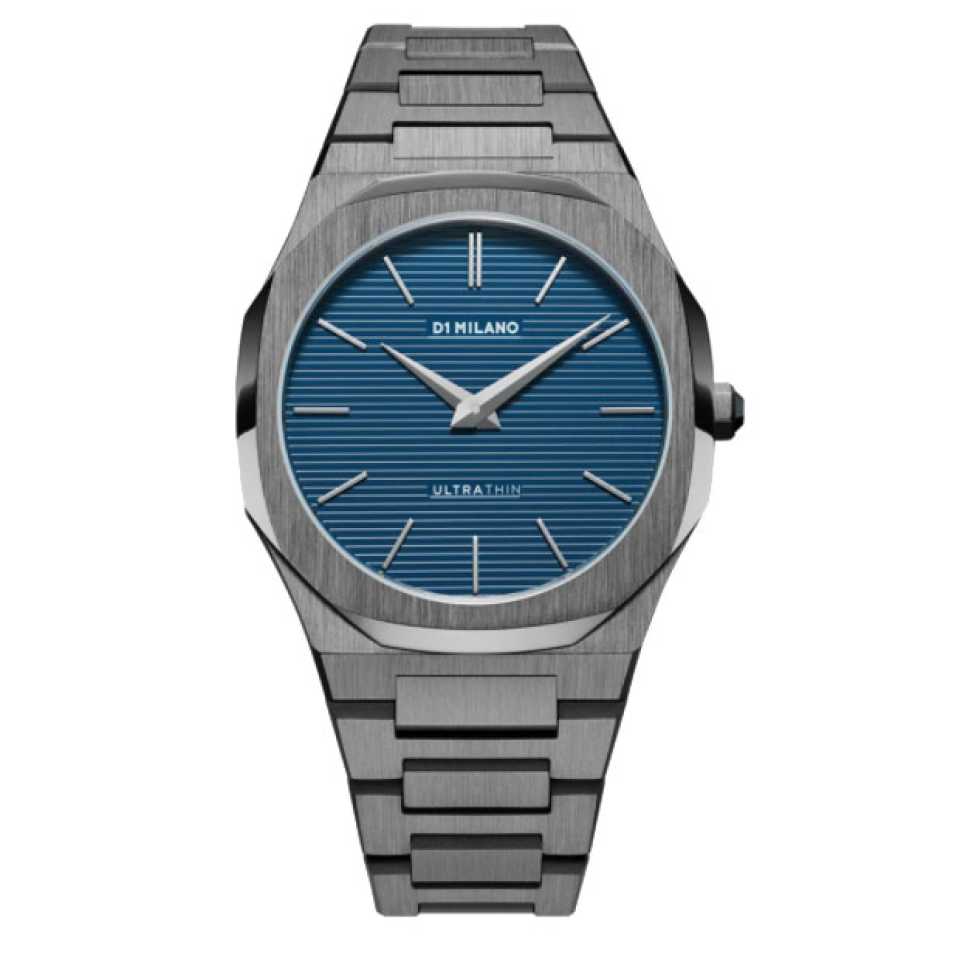 D1 MILANO - OROLOGIO ULTRA THIN BRACELET 40 MM PETROL BLUE
