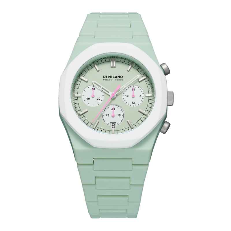 D1 MILANO - OROLOGIO GREEN BLAST POLYCHRONO 40.5MM PHBJ02